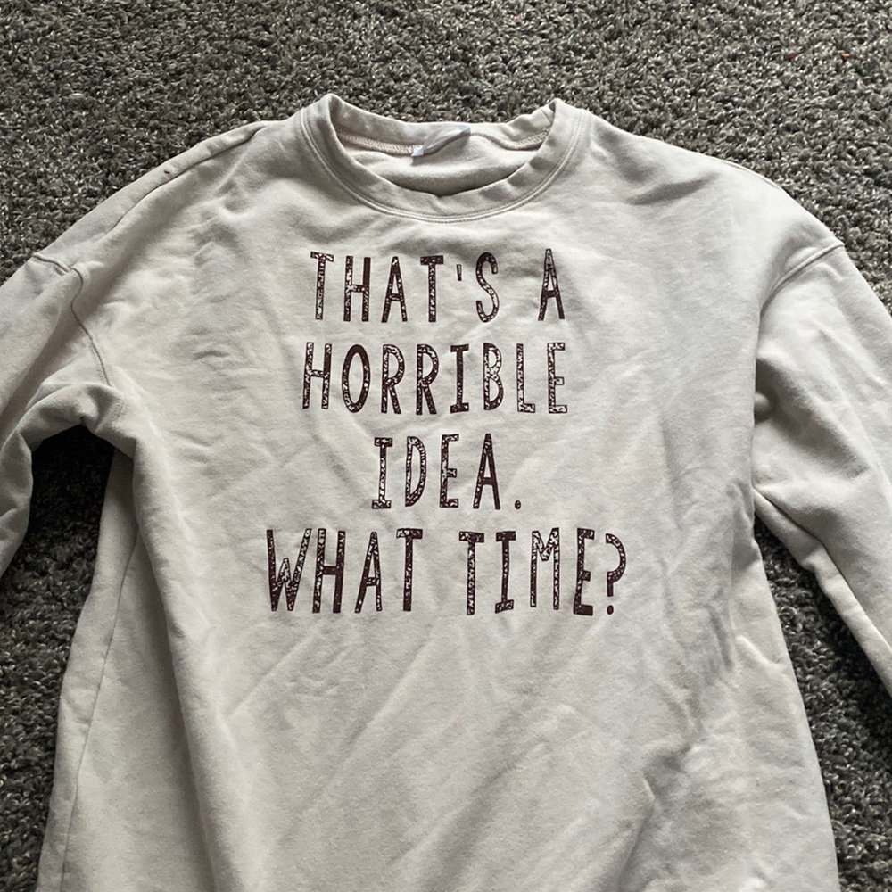 Super cute crew neck